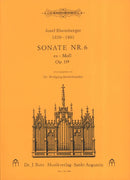 Sonate Nr. 6 es-moll = Organ Sonata no. 6 in E-flat minor op. 119