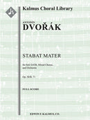 Stabat Mater (Full score), op. 58 / B. 71 / Dvořák (Kalmus)