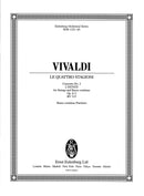 Le quattro stagioni = The Four Seasons = Die vier Jahreszeiten, op. 8/2 RV 315 (Score with continuo realization)