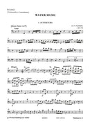 Wassermusik F-dur = Water Music in F major HWV 348-350 (Cello/Double bass part)