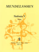 Sinfonia V B-dur = Sinfonia V in B flat major MWV N 5 (Full score)
