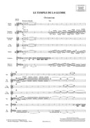 Le Temple de la Gloire RCT 59 (Score, soft cover)