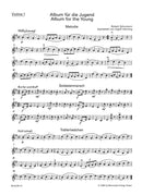 Album für die Jugend. Auswahl für Streichtrio op. 68 (1st Violin Part)