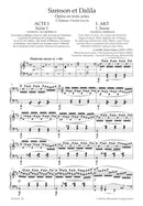 Samson et Dalila(ヴォーカル・スコア)
