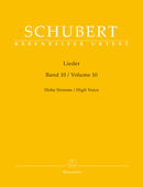 Lieder, Volume 10 (High Voice)