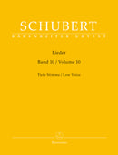 Lieder, Volume 10 (Low Voice)