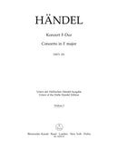 Konzert = Concerto in F major HWV 331 (1. Violin part)