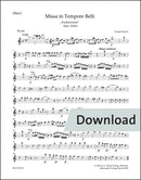 Missa in Tempore Belli Hob. XXII:9 "Mass in Time of War" (Set of Wind parts)