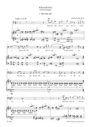 Abendröte for Low Voice and Piano (2012)