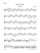 Zdrávas Maria / Ave Maria für Sopran oder Tenor und gemischten Chor (ad libitum) mit Violine und Klavier/Orgelbegleitung (1904)