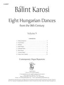 Eight Hungarian Dances from the 18th Century