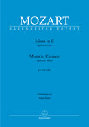 Missa in C-Dur = Mass in C major, K. 220 (196b) "Spatzenmesse" = 雀ミサ(ヴォーカル・スコア)