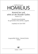 Kommt her und sehet an die Wunder Gottes, HoWV V.21