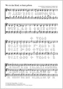 Wo ist das Kind, so heut geborn