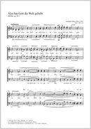 Also hat Gott die Welt geliebt