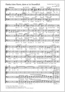 Danket dem herrn, denn er ist freundlich