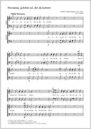 Hosianna, gelobet sei, der da kommt