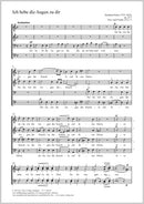 Ich hebe die Augen zu dir