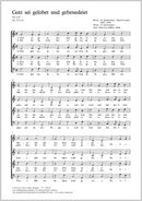 Gott sei gelobet und gebenedeiet