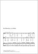 Die Blümelein, sie schlafen