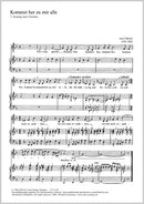 Michel: Kommet her zu mir alle, Anon: Dies Jahr haben wir auch erlebt