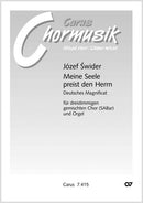 Meine Seele preist den Herrn (Score)