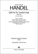 Ode for St. Cecilia's Day, HWV 76(合唱楽譜)