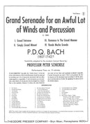 Grand Serenade for An Awful Lot of Winds and Percussion (Score Only)