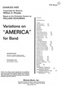 Variations On 'America'-Full Score