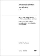 Intrada in C, KV E 62 (Score)