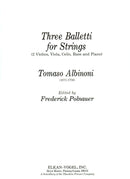 Three Balletti for Springs