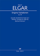 Enigma-Variationen op. 36. Auswahl, bearbeitet für Orgel von Eberhard Hofmann