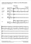 Anima mea, Adiur vos, fili (Score)