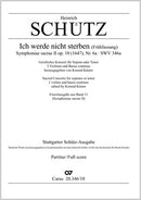 Ich werde nicht sterben (Frühfassung), SWV 346a