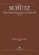 Siehe, dieser wird gesetzt zu einem Fall, SWV 410 (Score)