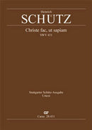 Christe fac, ut sapiam, SWV 431 (Score)
