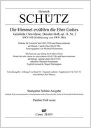 Die Himmel erzählen die Ehre Gottes, SWV 455 (Score)