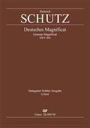 Deutsches Magnificat. "Meine Seele erhebt den Herrn", SWV 494 (Score)