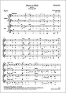 Messe e-Moll, WAB 27(合唱楽譜)