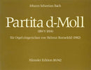 Partita in d, BWV 1004 (Score)