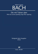 Die mit Tränen säen (Score)
