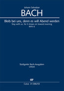 Bleib bei uns, denn es will Abend werden, BWV 6(ヴォーカル・スコア)