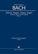 Weinen, Klagen, Sorgen, Zagen, BWV 12(ヴォーカル・スコア)