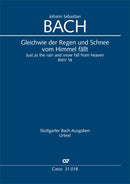 Gleichwie der Regen und Schnee vom Himmel fällt, BWV 18 (Score)