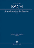 Sie werden euch in den Bann tun, BWV 44(ヴォーカル・スコア)