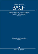 Erfreut euch, ihr Herzen, BWV 66(ヴォーカル・スコア)