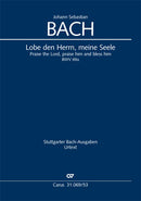 Lobe den Herrn, meine Seele, BWV BWV 69a(ヴォーカル・スコア)