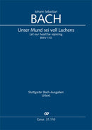 Unser Mund sei voll Lachens, BWV 110 (Score)