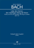Lobe den Herren, den mächtigen König der Ehren, BWV 137 (Score)
