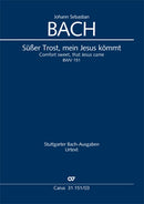 Süßer Trost, mein Jesus kömmt, BWV 151(ヴォーカル・スコア)